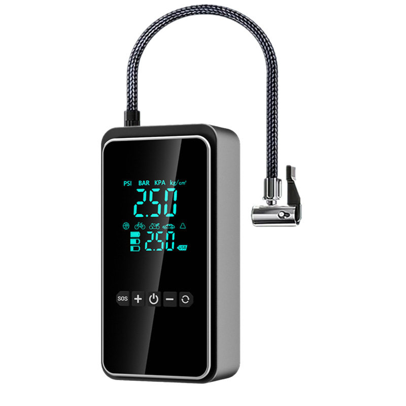 Wireless Car Air Pump, Portable Car Air Pump, Digital Display, Multi-Function Mobile Phone Power Bank, Exclusively for Cross-Border Use