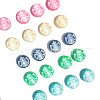 Acrylic paint printing Starbucks milk piece beaded loose beads Starbucks milk piece beaded pen car hanging mobile phone chain accessories