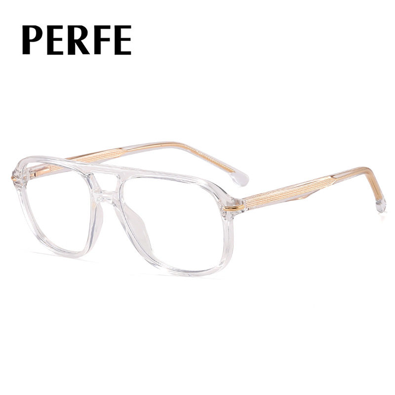 82120 New Style Personalized Trendy Glasses Frame Anti-blue Light Glasses Men's TR90 Frame Myopia Glasses Can Be Equiped with Power