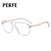 82120 New Style Personalized Trendy Glasses Frame Anti-blue Light Glasses Men's TR90 Frame Myopia Glasses Can Be Equiped with Power