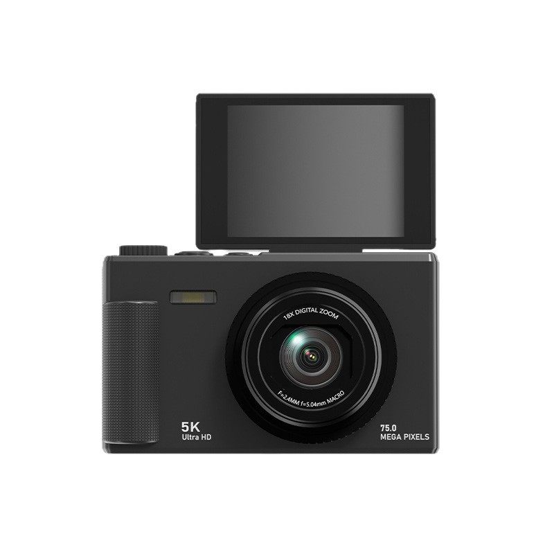Cross-Border 5K Mirrorless Camera Flip Screen High-Definition Photography Retro Photography Student Ccd Digital Camera Professional