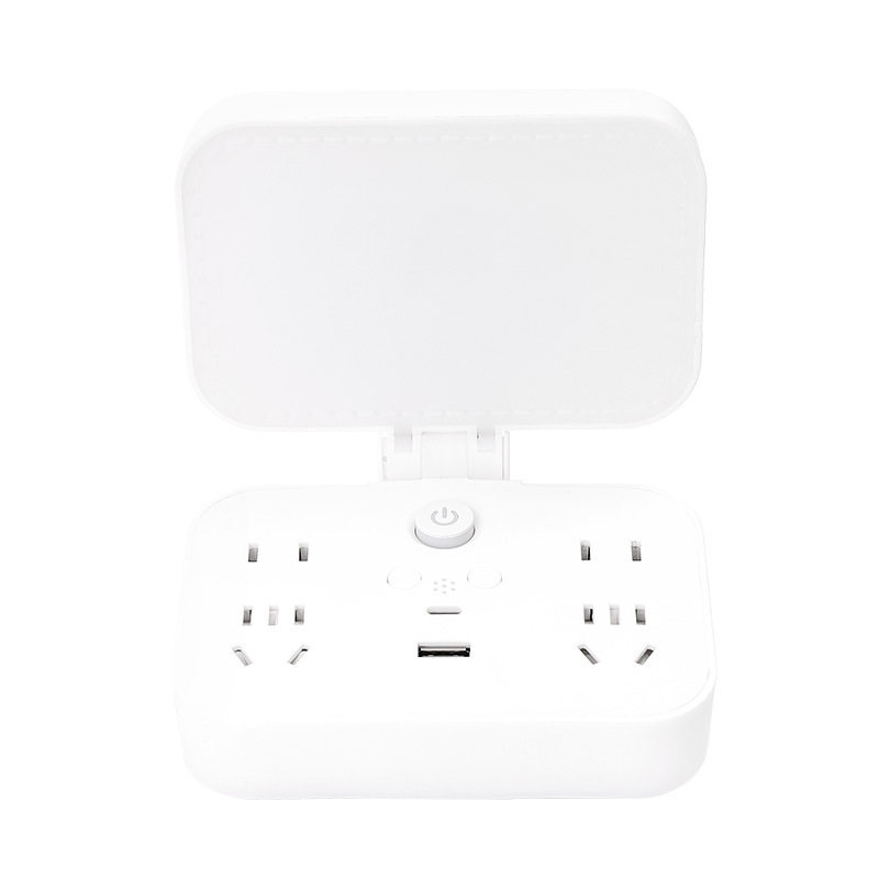 Intelligent voice socket desk lamp board with USB night light dormitory office bedside nursing sleep baby eye protection lamp