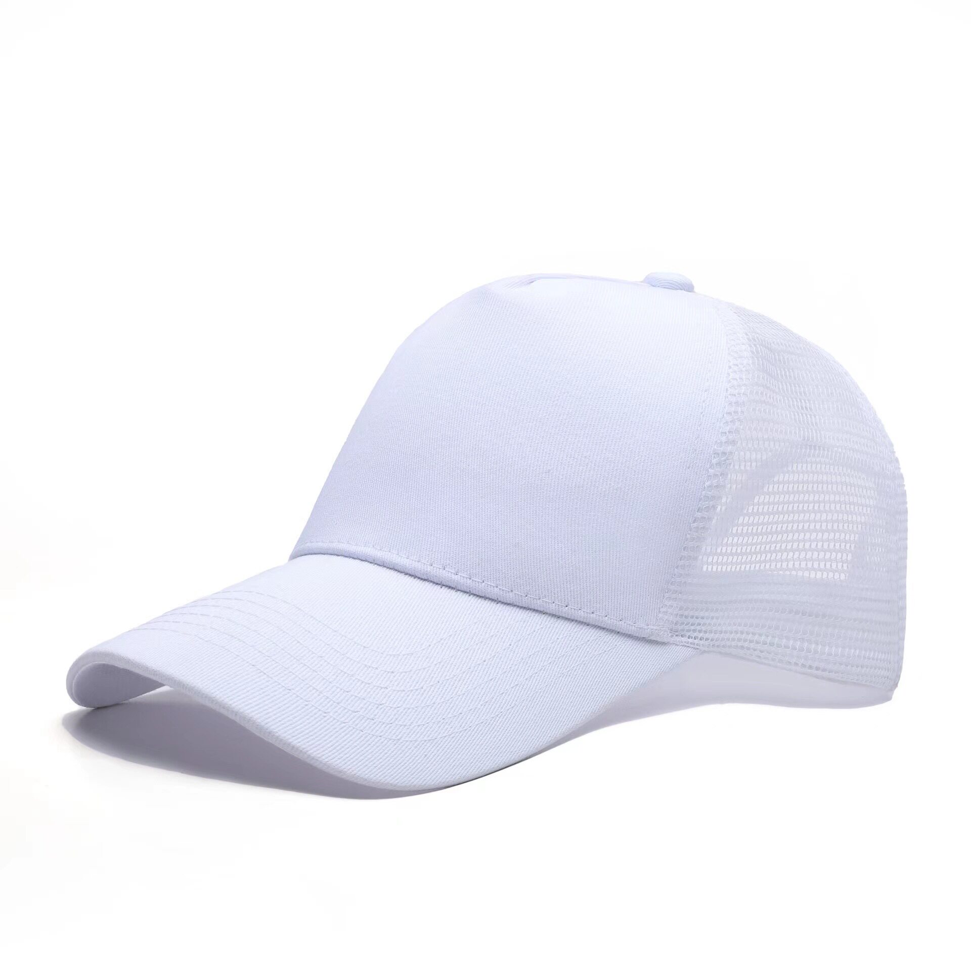 帽子定制鸭舌帽夏季网眼棒球帽logo活动广告帽运动户外防晒遮阳帽