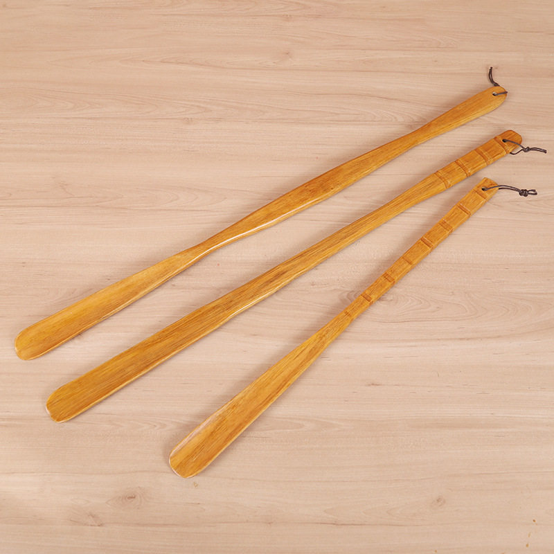 Shoe puller shoe puller factory wholesale shoe puller super long solid wood shoe puller 75cm solid wood shoe puller can be made