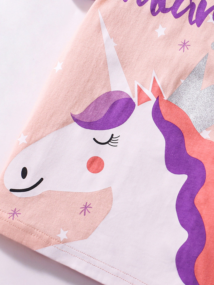 Custom-made Girls' Set, Summer Kids' Children's Clothing, Short-sleeve Cotton Kids' Outfit