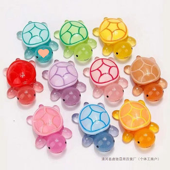 Glow-In-The-Dark Turtle Pair, Small Turtle Blind Box, Luminous Mini Toy Ornaments, Cute Luminous Turtle Pair