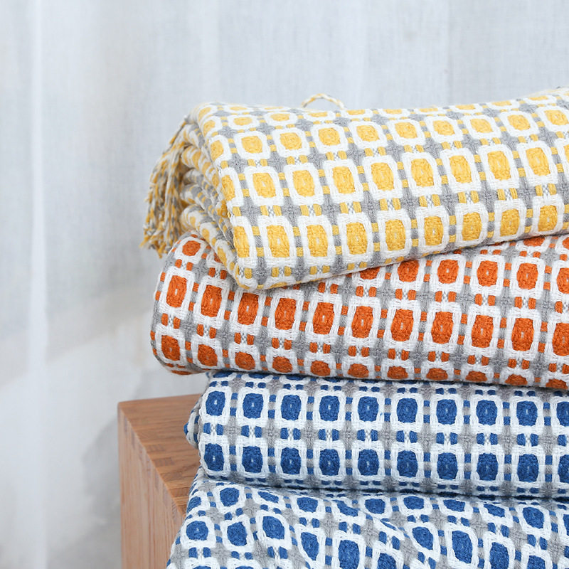 Bohemian Blanket Summer Office Nap Blanket Lunch Break Air-conditioning Blanket Hotel Homestay Bed End Blanket Sofa Blanket