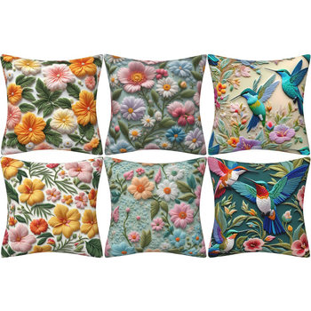 Temu Cross-Border New Decorative Cushion Cover 3D Stereo Effect Flower Pillow Cover Sofa Cushion Cover Digital Printing