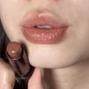 2025 Nude Color Daily Fake Makeup Lipstick Lip Glaze Honey Water Gloss Mirror Moisturizing Low Saturation Suitable for Light Makeup