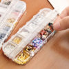 Manicure Tool Box 12-Compartment Long Box Jewelry Box Dried Flower Box Diamond Box Plastic Long Jewelry Storage Set Box