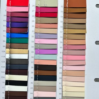 1.0 Cotton Fleece Matte PU Leather Fabric Cosmetic Bag Backpack Household Products Shoe Material