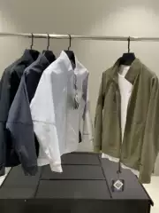 The Ultimate Recommendation! Italian Leavo Johnson Sports Simple and Versatile Stand-Up Collar Jacket for Men