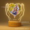 Cross-Border Drawing Portrait 3D Night Light Valentine's Day Photo Pet Company Advertising Wedding Gift Halloween Ornaments