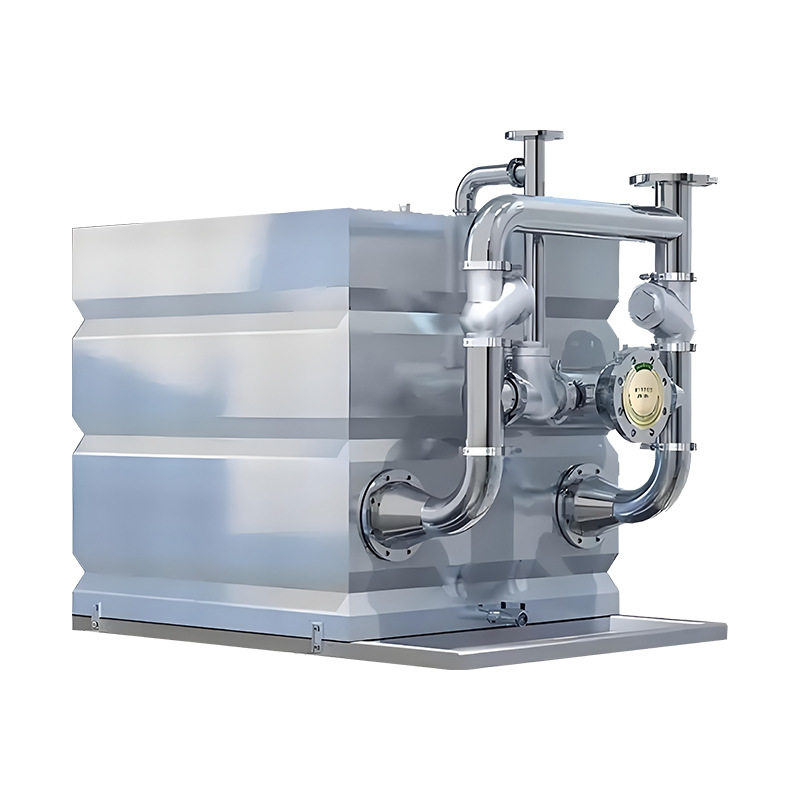 Integrated Sewage Lift Equipment, Fully Automatic Commercial Catering Grease Separator, Stainless Steel High-Speed Separator, Oil Separation Material