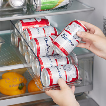 Refrigerator Storage Box Plastic Desktop Beverage Storage Box Kitchen Fruit Freezer Egg Preservation Box Drawer Type