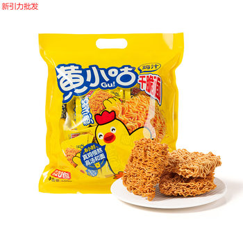 Huang Xiaoxu Crispy Noodles Chicken Juice Original Spicy Bags 400g Net Red Leisure Snacks Dry Noodles Instant Noodles Wholesale