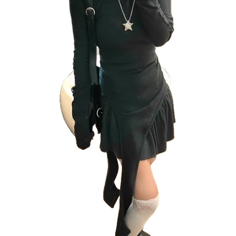 Dopamine Zircon Star Pendant Necklace Women's Sweet Cool Cold Style Long Sweat Chain Accessories All-match Fashionable Necklace Chain