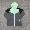 Green gray coat