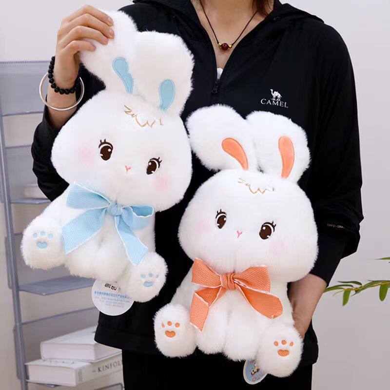 40厘米12寸大号毛绒玩具地推礼品娃娃婚礼互动公仔玩具活动定logo