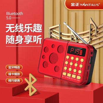 Jinzheng C11 Bluetooth radio MP3 small audio card speaker portable music player for the elderly