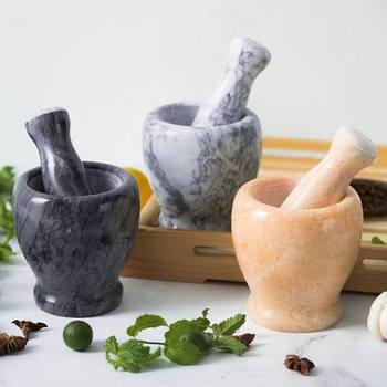 Garlic Mortar Stone Garlic Masher Stone Mortar Household Mashing Pot Mashing Pot Manual Old Garlic Masher Grinder