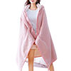 Blanket Shawl 2023 New Style Cape Style Thickened fleece-lined Double Layer Warm Office Nap Student Blanket Winter