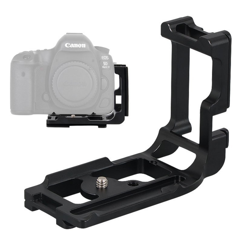Suitable for Canon 5D3 Vertical Shooting L-Shaped Quick Release Plate Vertical Shooting Board Slr Camera Aluminum Alloy Quick Release Plate Photography Accessories