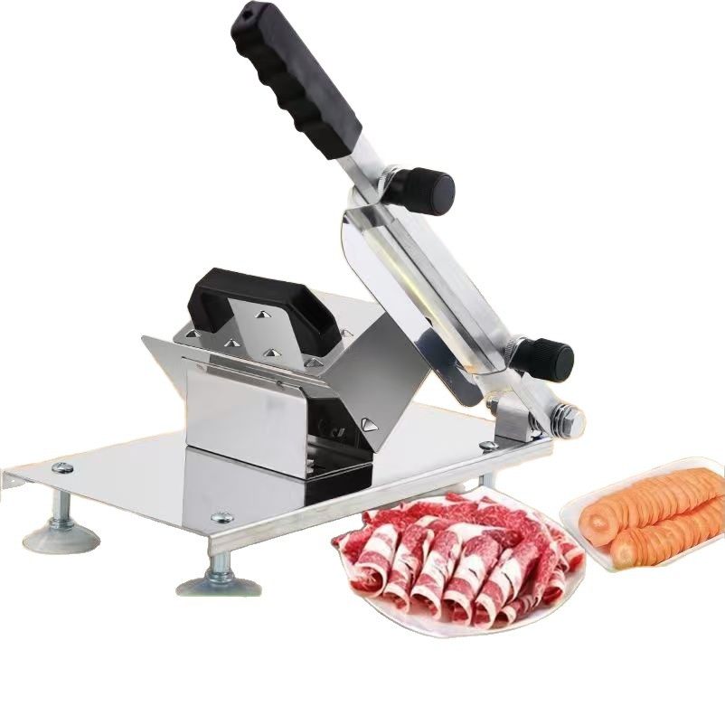 Meat Cutting Tool, Meat Slicer, Lamb Roll Slicer, Household Manual Frozen Beef and Lamb Roll Commercial Meat Slicer