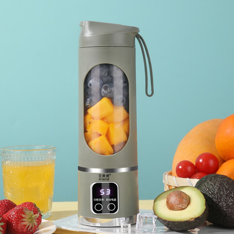 跨境迷你榨汁机家用小型便携式多功能水果榨汁机无线充电迷你便携