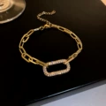 2274# geometric hollow bracelet