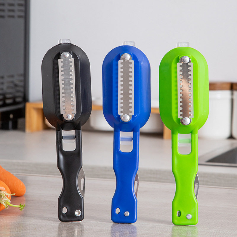 Fish Scale Brush, Household Scale Scraper, Fish Scale Planer, Kitchen Gadgets, Three Colors in Stock