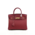 Burgundy 25cm (with long shoulder strap)