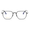 Factory new high quality men's business aluminum magnesium glasses frame 20226 square all-match myopia flat glasses