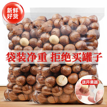 Net Weight of Macadamia Nuts 500g Bagged Original Creamy Large Size Snacks for Pregnant Women Roasted Seeds and Nuts Wholesale for the New Year
