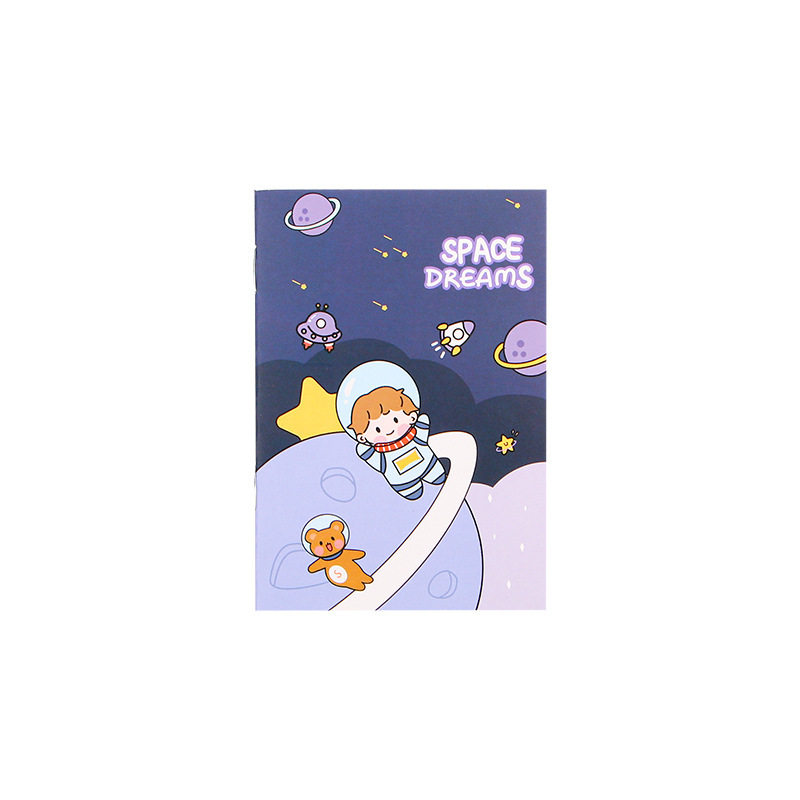Korean Mini Cartoon Notebook 64K Primary School Student Notebook Kindergarten Stationery Reward Gift Customization
