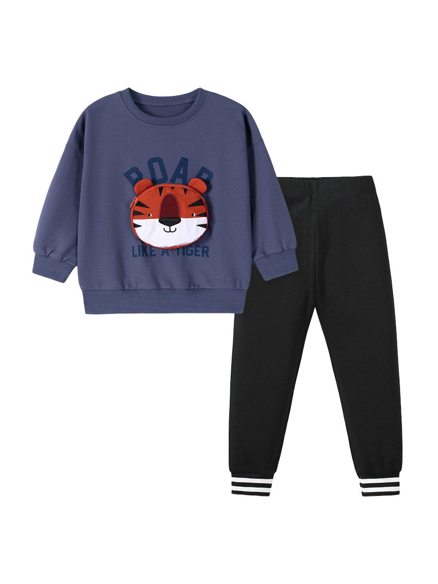 Grosir pakaian anak, set kartun anak musim gugur, set anak laki-laki gaya