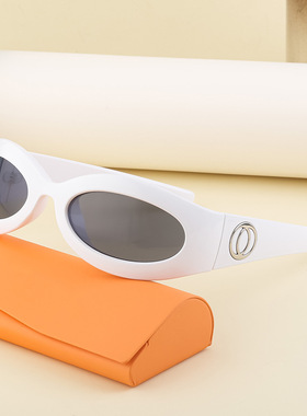 简约弧面！骑行太阳镜女跨境欧美个性Y2K千禧墨镜眼镜多色跨境热