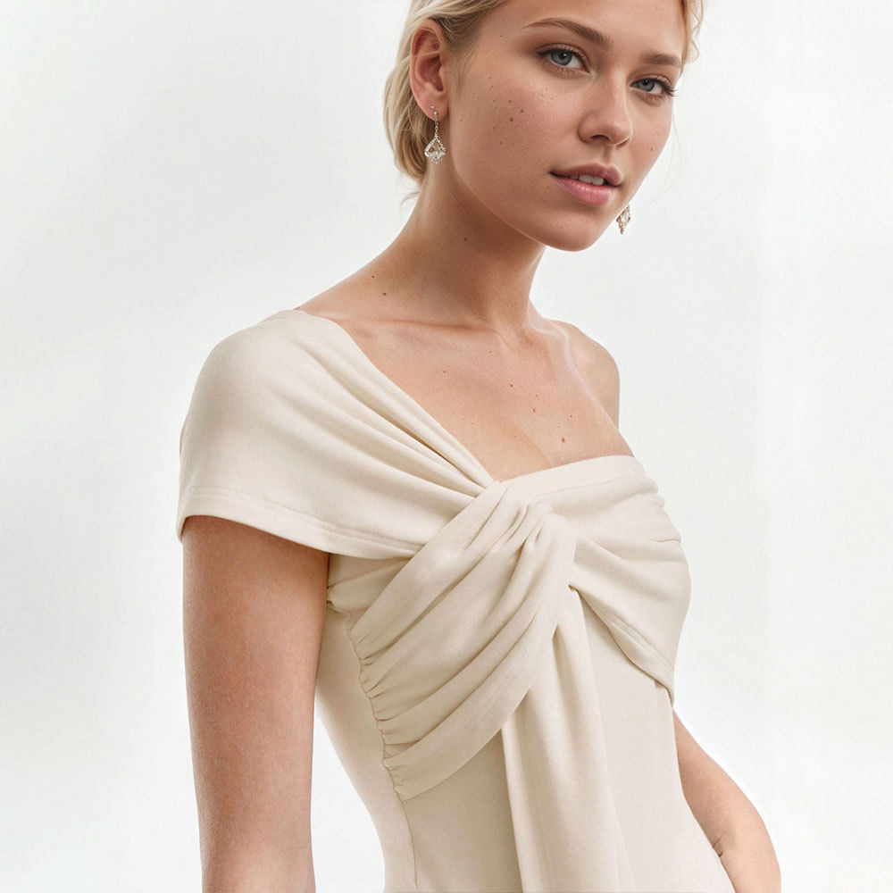 Summer Womens Cold Shoulder T Shirt Sexy Sleeveless Elegant Design High Quality Fabric Casual Wear Wholesale