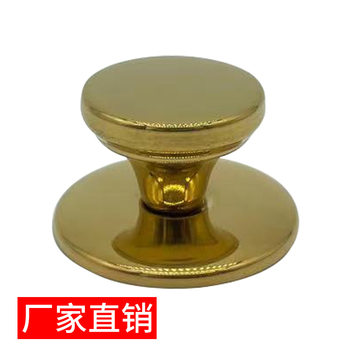 Gold-plated lid handle stainless steel Universal lid cap kitchen accessories anti-scald lid button manufacturers