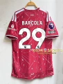 2627 liverpool home custom number 29 star + league armband