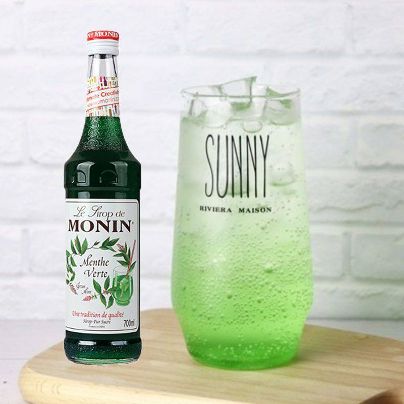 Morin Syrup 700ml Blue Mandarin Flavor Green Mint Berry Rose Lime Milk Tea Coffee Cocktail Sparkling Water