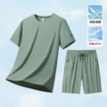 Bean green shorts suit