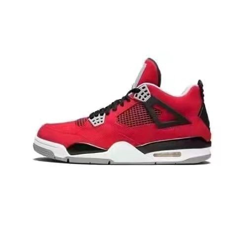 Putian shoes aj4 electric mother yellow Jordan sports shoes men's running wear-resistant friction sound basketball shoes breathable no smelly feet