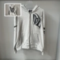 EM30 Gray Cardigan Distressed Vintage Spray Color + Distressed)