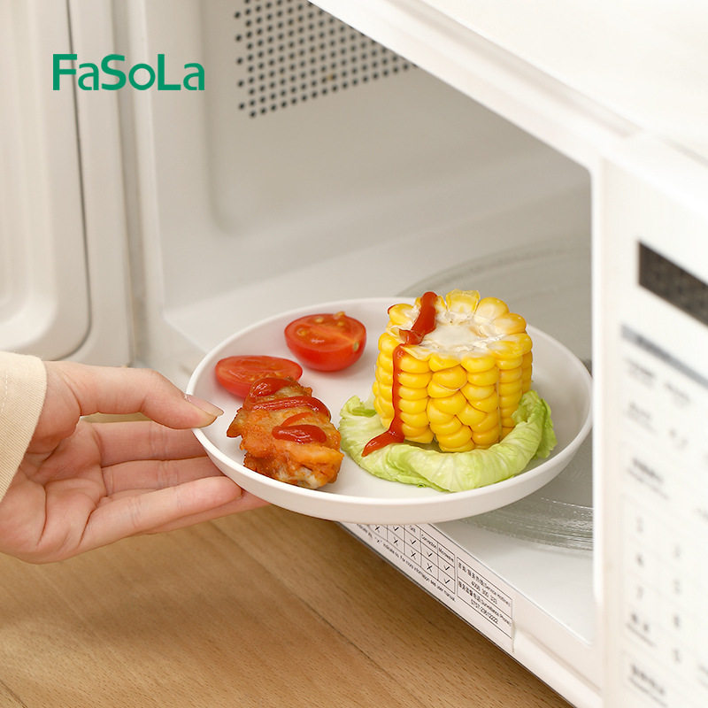 Fasola Household Spit Bone Dish Plastic Vegetable Bone Dish Small Plate Garbage Plate Base Storage Spit Bone Dish