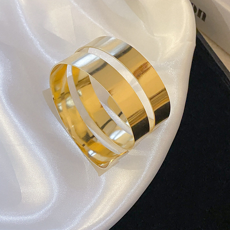 欧美跨境简约时尚手镯臂环小众冷淡风气质手环高级感百搭手饰批发