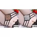604 yellow leopard print white leopard print