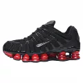 Shox tl-36-46 black and red bottom