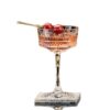 DEL Tall Cocktail Glass Palace Carved Bartender Glass Classical Martini Glass Wide-mouth Champagne Glass Red Wine Glass