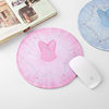 Cross-border tutu skirt ballet mouse pad hand-painted round lock edge ballet peripheral gift